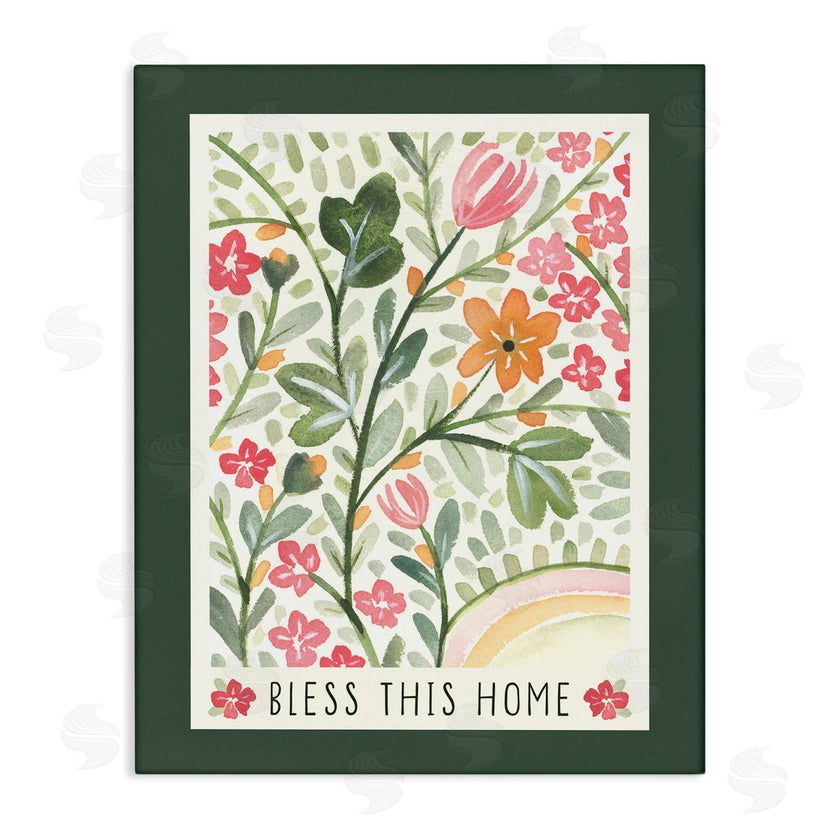 Blue Chair Blessing | Floral Bless Phrase