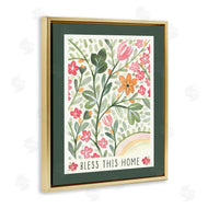 Blue Chair Blessing | Floral Bless Phrase