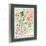 Blue Chair Blessing | Floral Bless Phrase