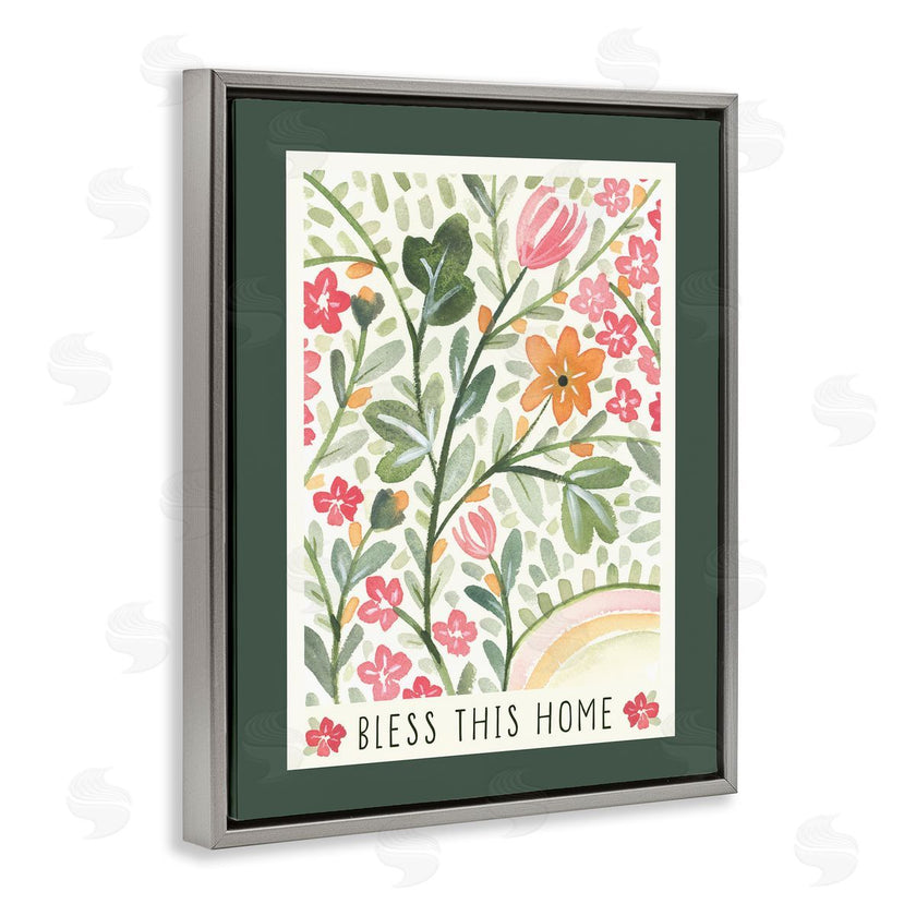 Blue Chair Blessing | Floral Bless Phrase