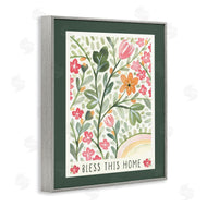 Blue Chair Blessing | Floral Bless Phrase