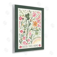 Blue Chair Blessing | Floral Bless Phrase