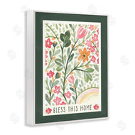 Blue Chair Blessing | Floral Bless Phrase