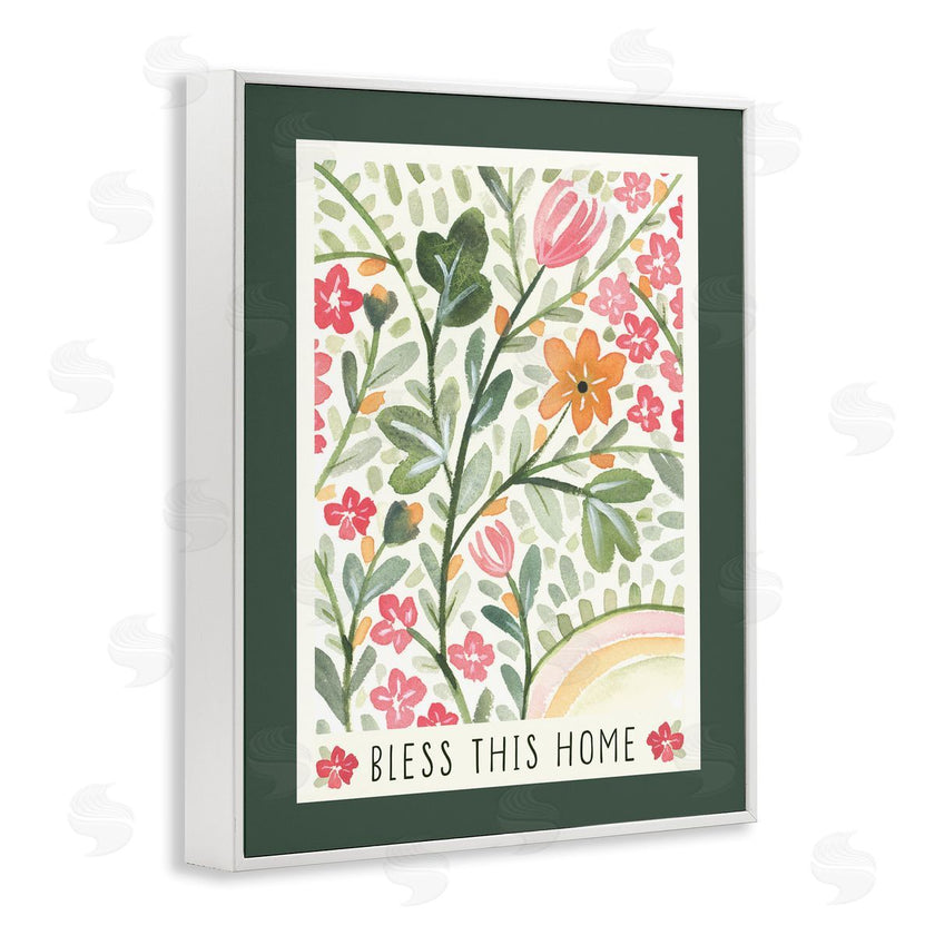 Blue Chair Blessing | Floral Bless Phrase
