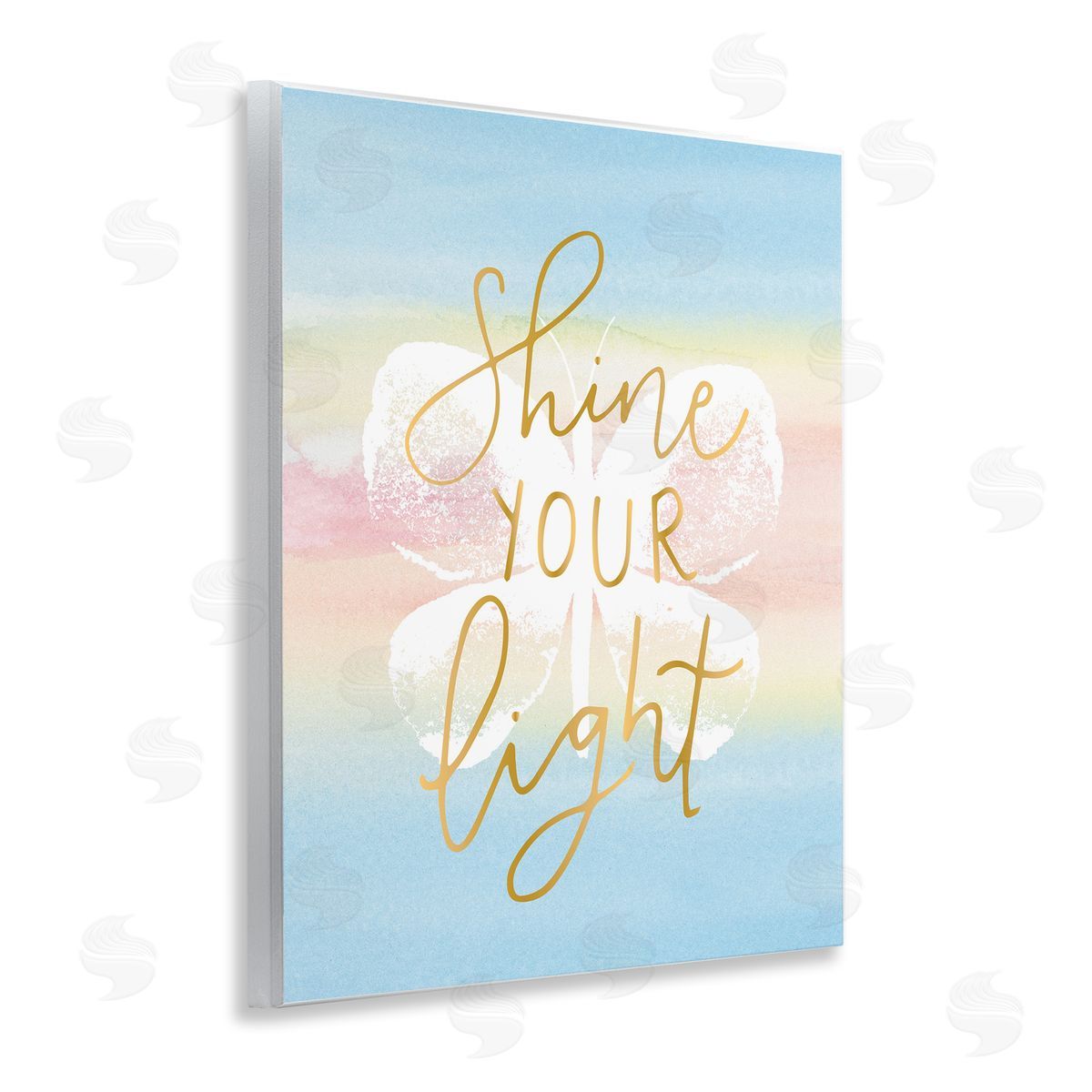 Shine Your Light Wood Plaque Wall Art, Home Decor by Blue Chair Blessing