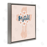 Blue Chair Blessing | Be Still Pastel Cross