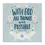 Blue Chair Blessing | All Things Possible Verse