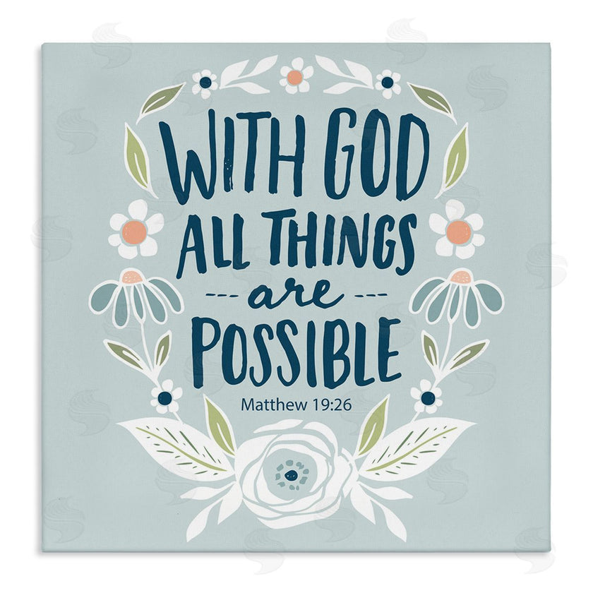 Blue Chair Blessing | All Things Possible Verse