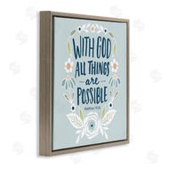 Blue Chair Blessing | All Things Possible Verse