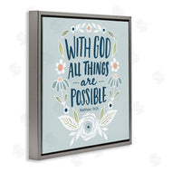 Blue Chair Blessing | All Things Possible Verse