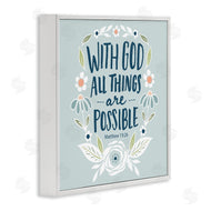 Blue Chair Blessing | All Things Possible Verse