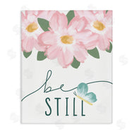 Blue Chair Blessing | Be Still with Florals