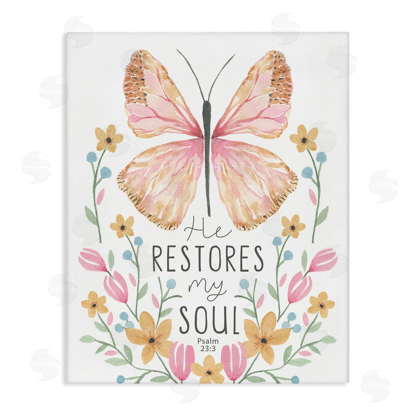Blue Chair Blessing | Floral Restores My Soul