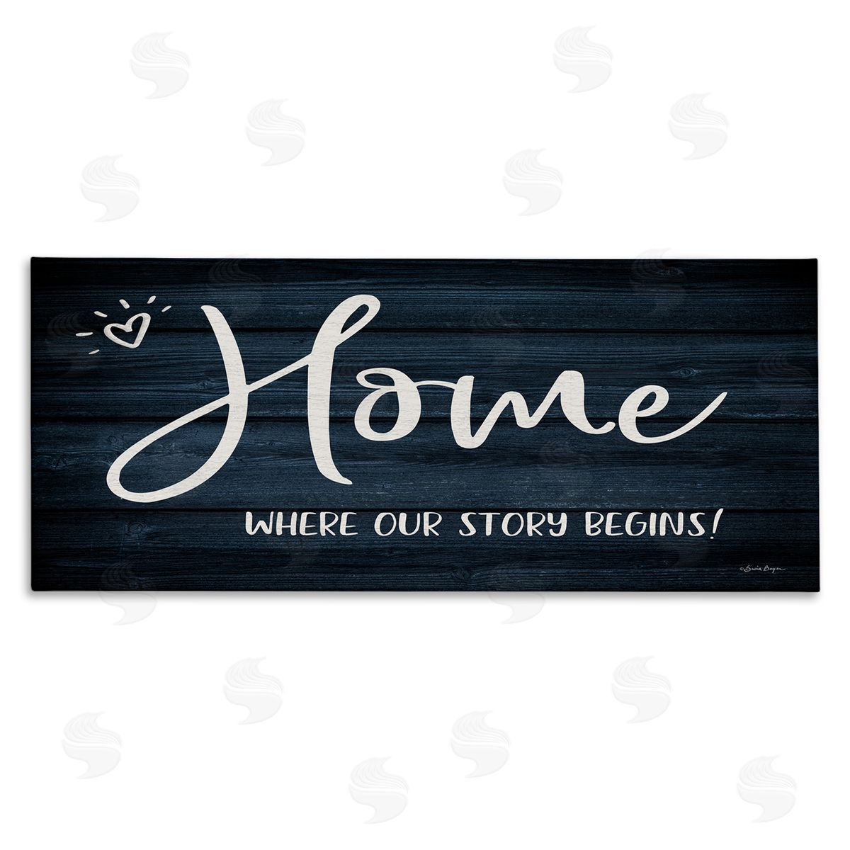 Where Our Story Begins Canvas Wall Art, Home Decor by Susie Boyer