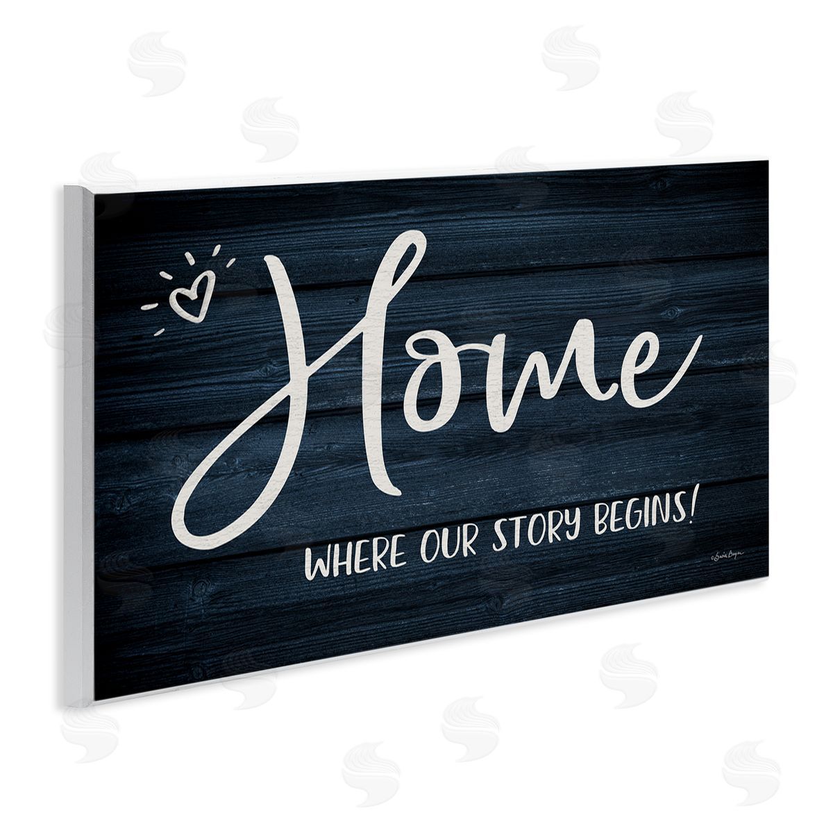 Where Our Story Begins Wood Plaque Wall Art, Home Decor by Susie Boyer