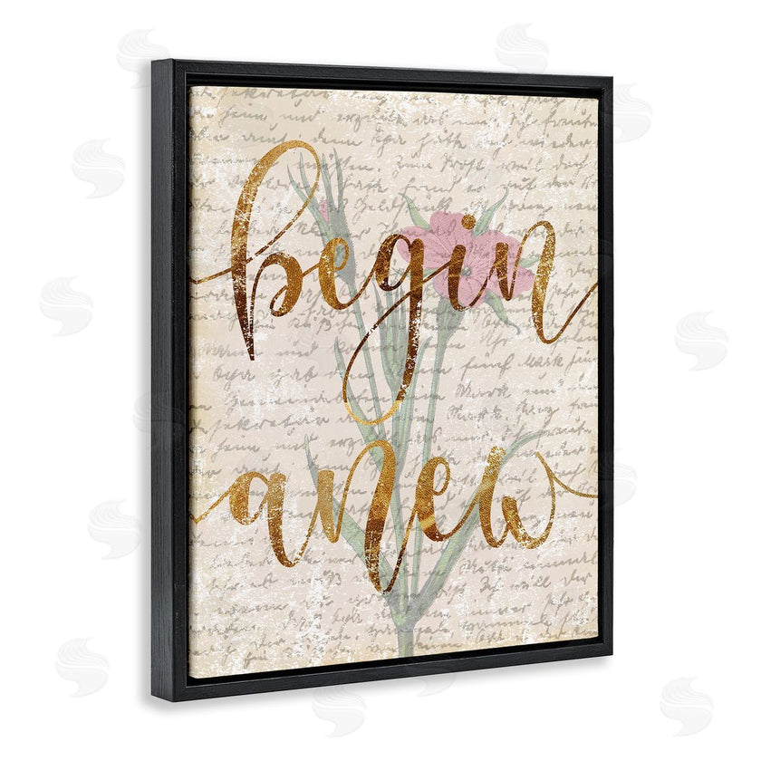 Stupell Studio | Vintage Begin Anew