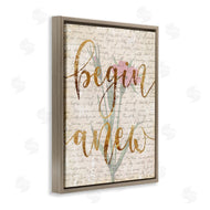 Stupell Studio | Vintage Begin Anew