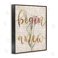 Stupell Studio | Vintage Begin Anew