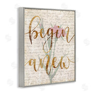 Stupell Studio | Vintage Begin Anew
