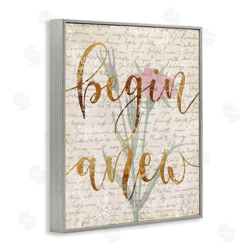 Stupell Studio | Vintage Begin Anew