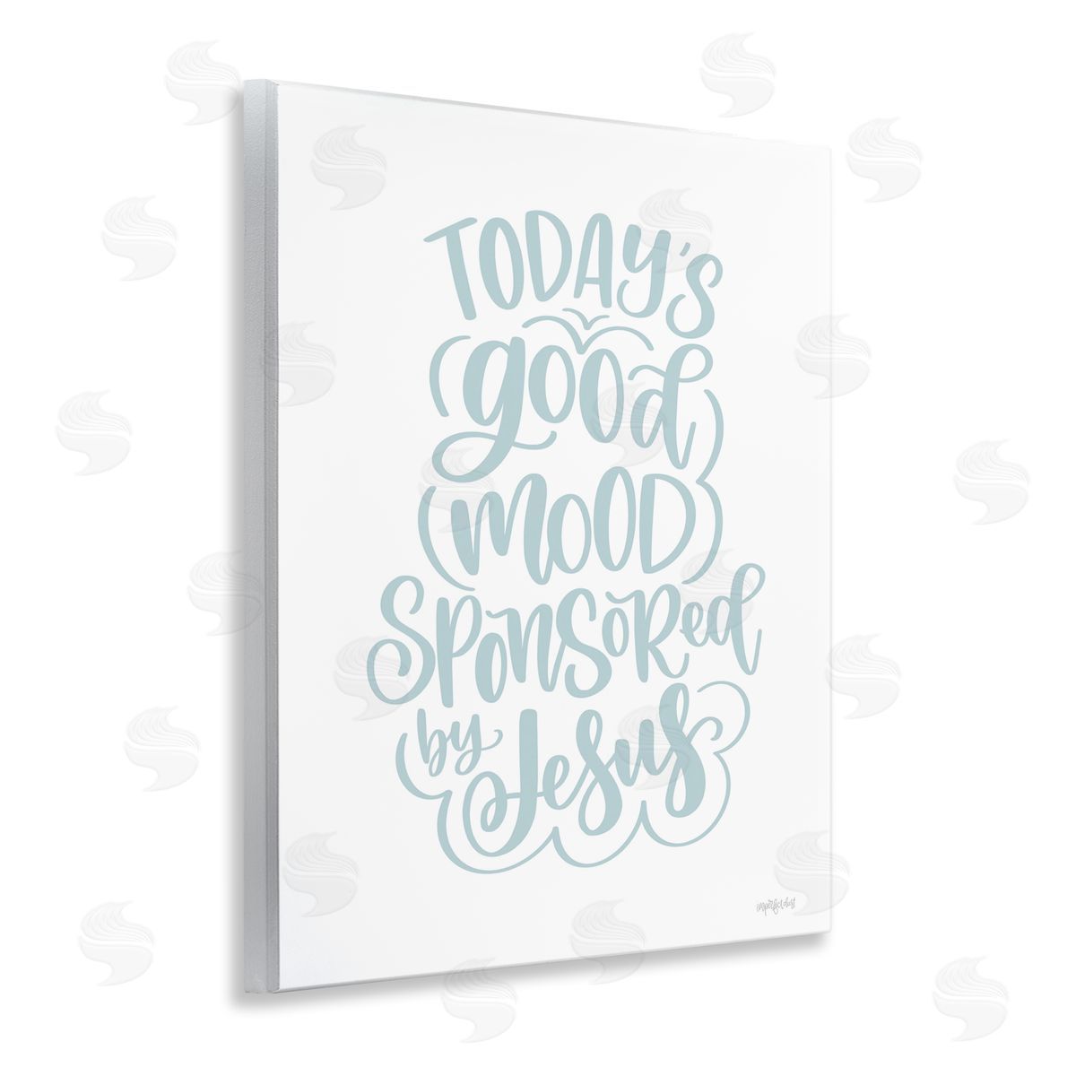Good Mood by Jesus Wood Plaque Wall Art, Home Decor by Imperfect Dust