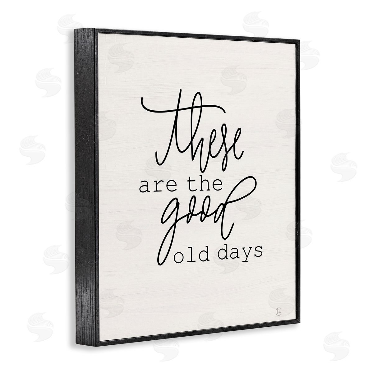 Good Old Days Black Frame Print Wall Art, Home Decor by Fearfully Made Creations