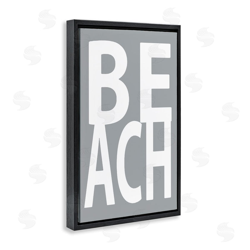 Jamie MacDowell | Beach Word on Grey