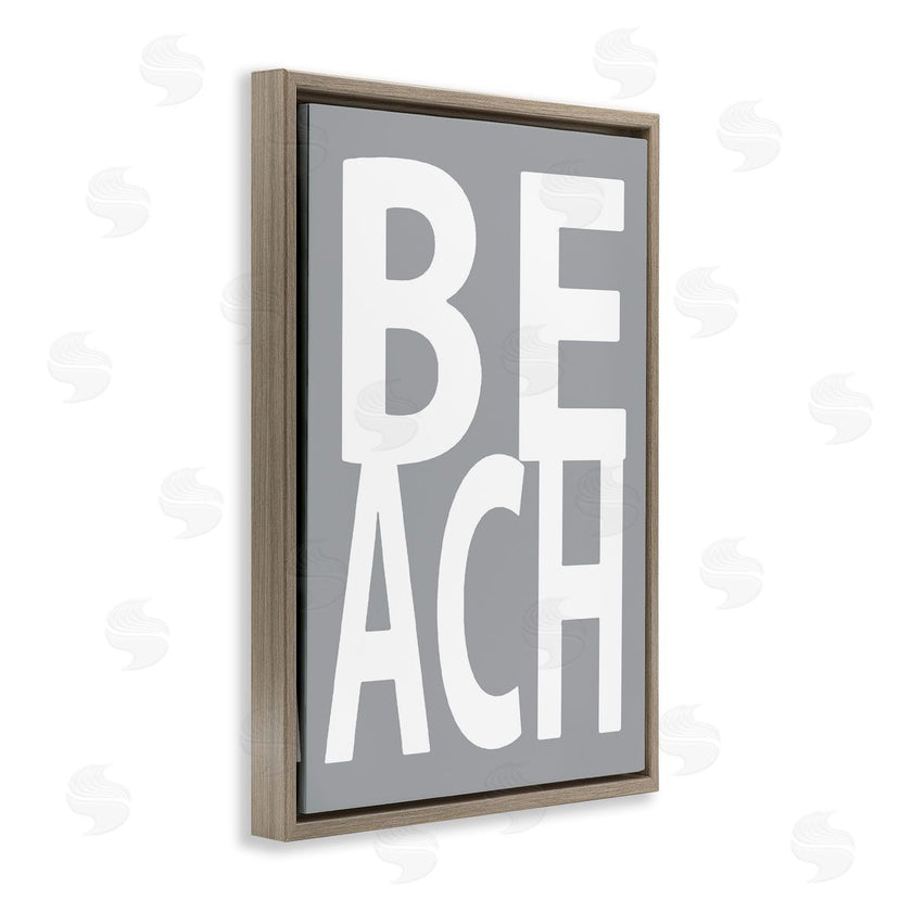 Jamie MacDowell | Beach Word on Grey