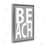 Jamie MacDowell | Beach Word on Grey