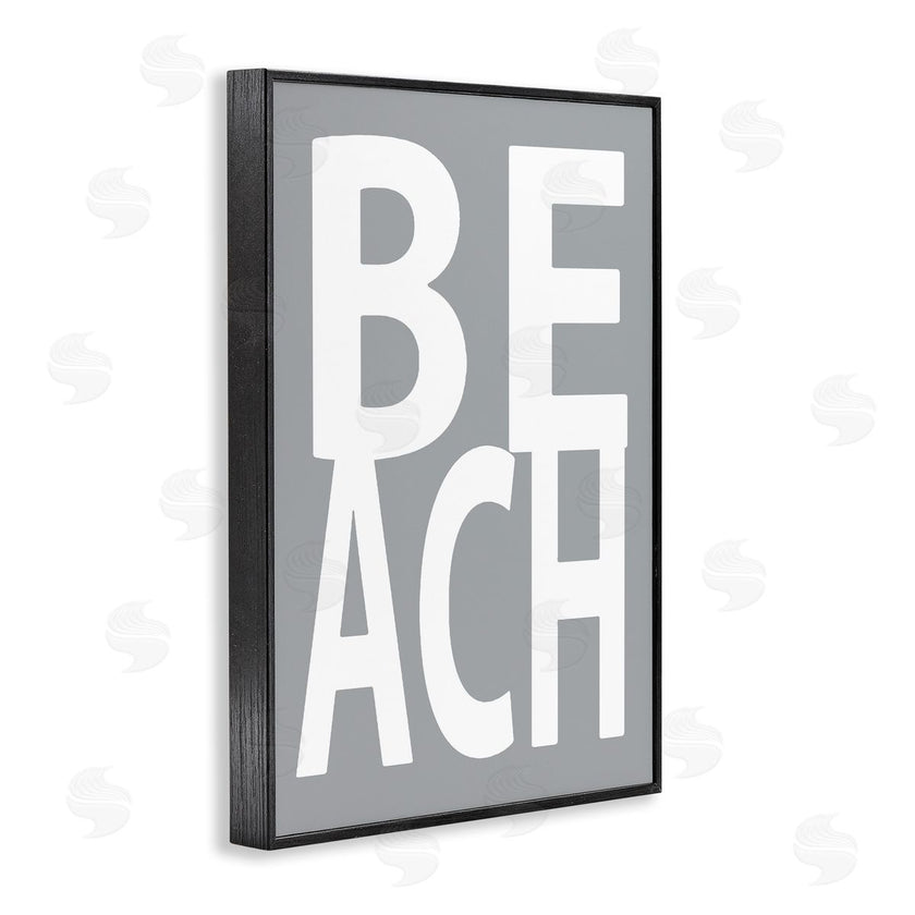 Jamie MacDowell | Beach Word on Grey