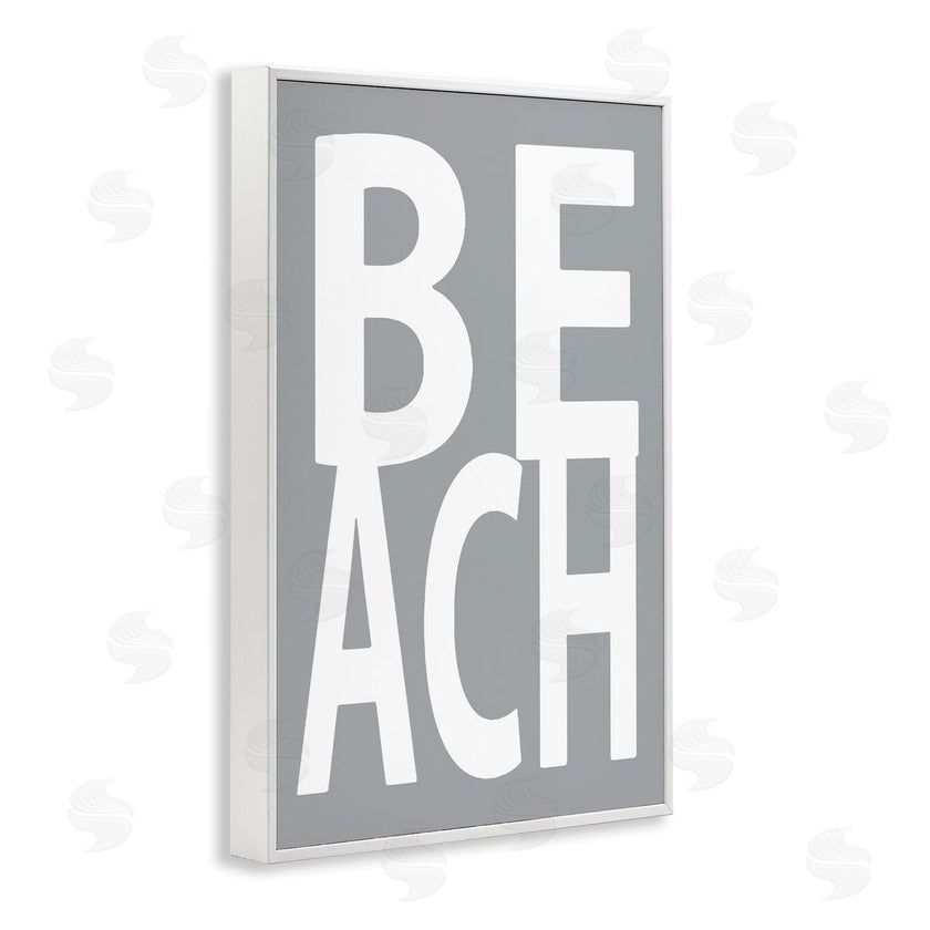 Jamie MacDowell | Beach Word on Grey