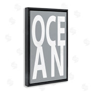 Jamie MacDowell | Ocean Word on Grey