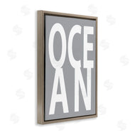 Jamie MacDowell | Ocean Word on Grey
