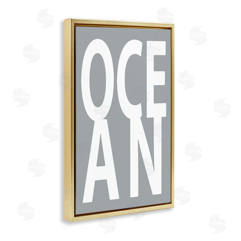 Jamie MacDowell | Ocean Word on Grey
