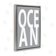 Jamie MacDowell | Ocean Word on Grey