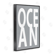 Jamie MacDowell | Ocean Word on Grey
