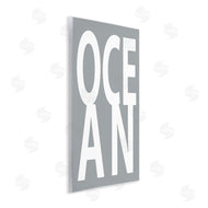 Jamie MacDowell | Ocean Word on Grey