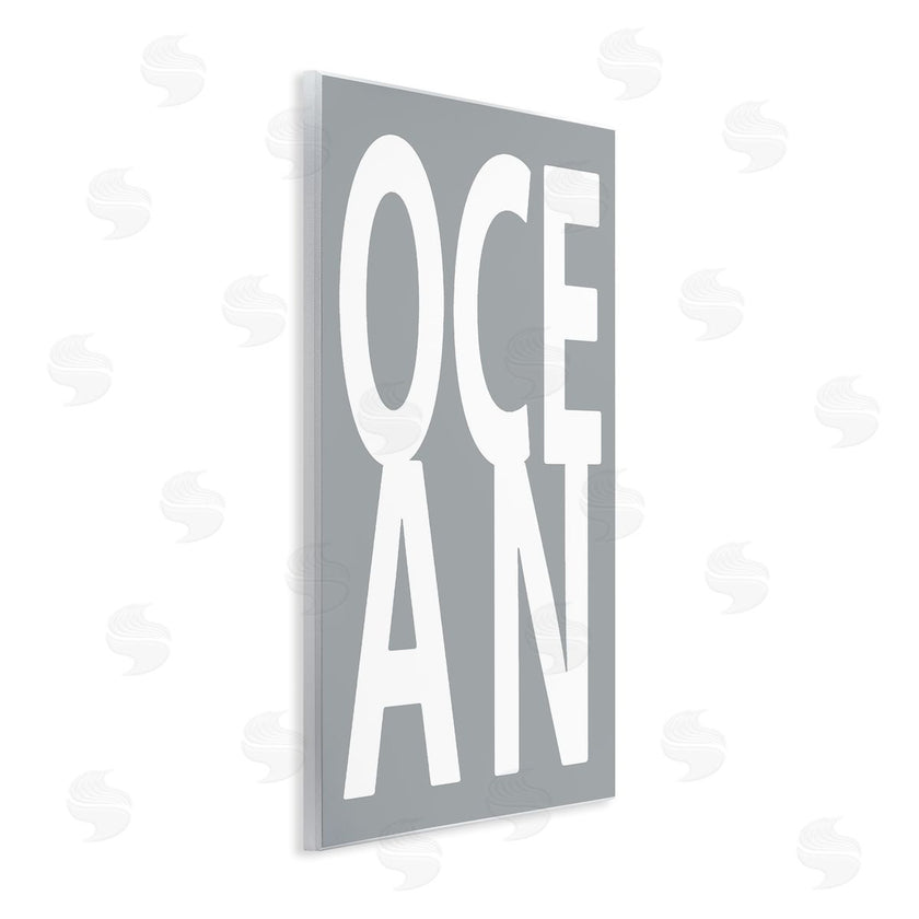 Jamie MacDowell | Ocean Word on Grey