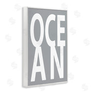 Jamie MacDowell | Ocean Word on Grey