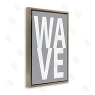 Jamie MacDowell | Wave Word on Grey