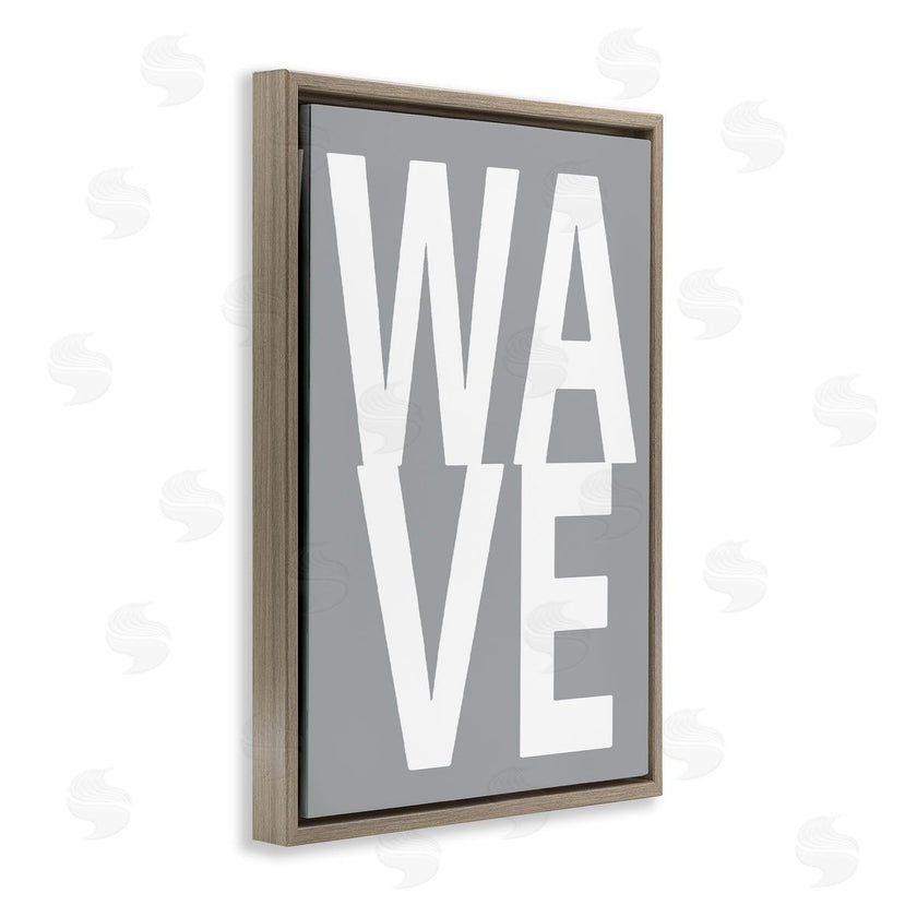 Jamie MacDowell | Wave Word on Grey