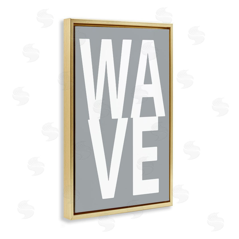 Jamie MacDowell | Wave Word on Grey