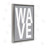 Jamie MacDowell | Wave Word on Grey
