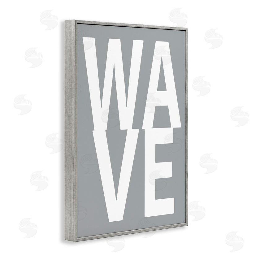 Jamie MacDowell | Wave Word on Grey