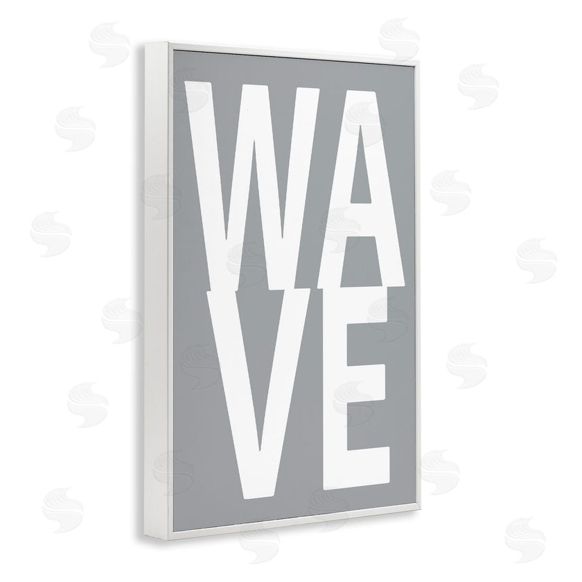 Jamie MacDowell | Wave Word on Grey