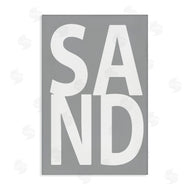 Jamie MacDowell | Sand Word on Grey