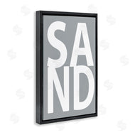 Jamie MacDowell | Sand Word on Grey