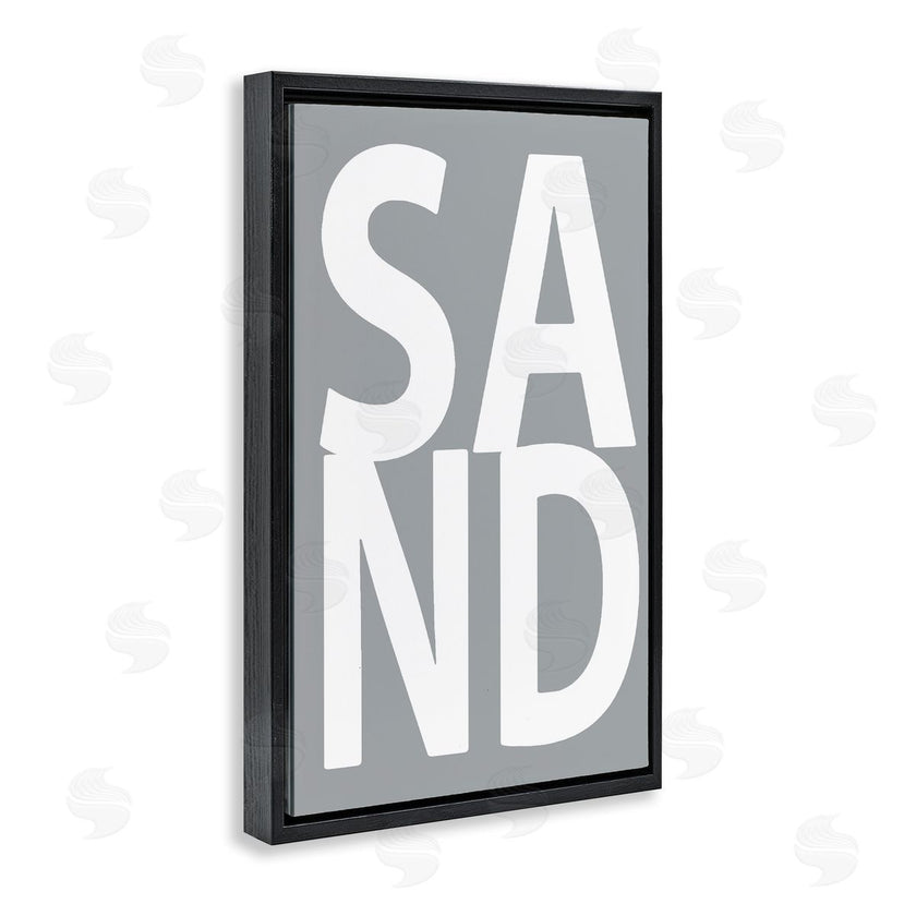 Jamie MacDowell | Sand Word on Grey