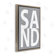 Jamie MacDowell | Sand Word on Grey