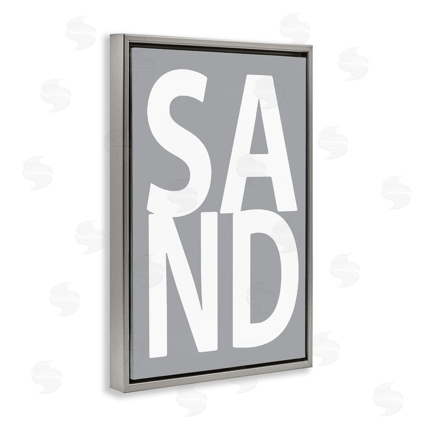 Jamie MacDowell | Sand Word on Grey